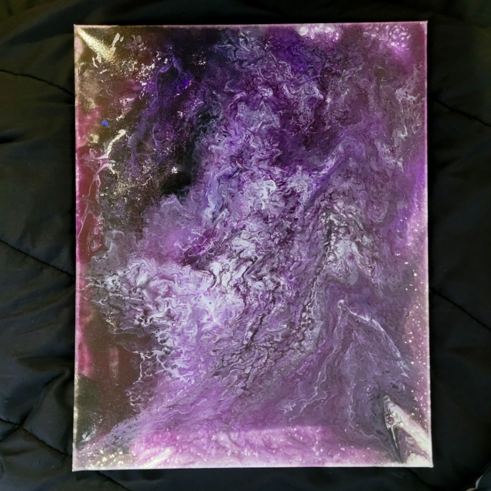 Acrylic pour paint